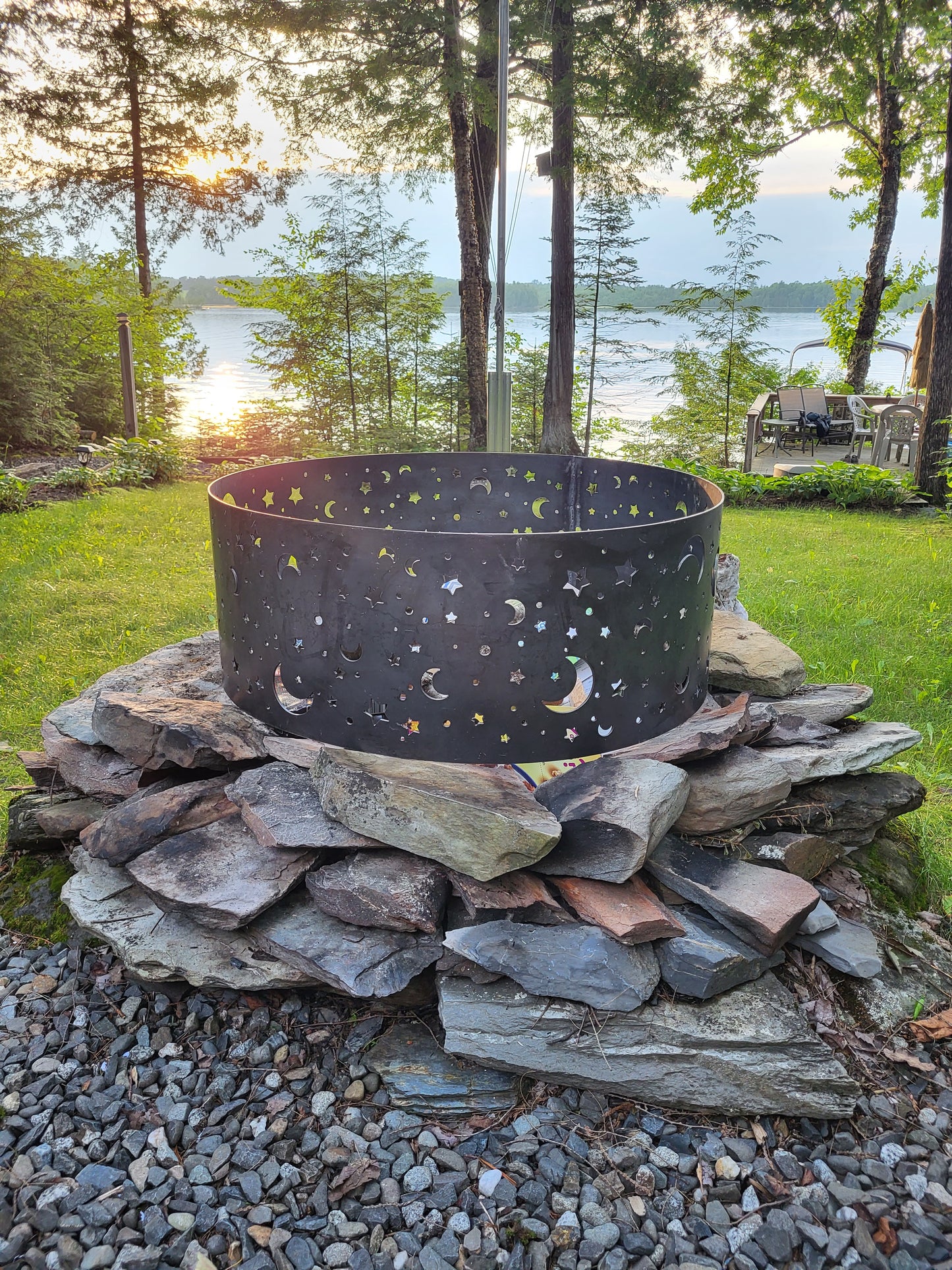 Assorted Moon and Stars Fire Ring