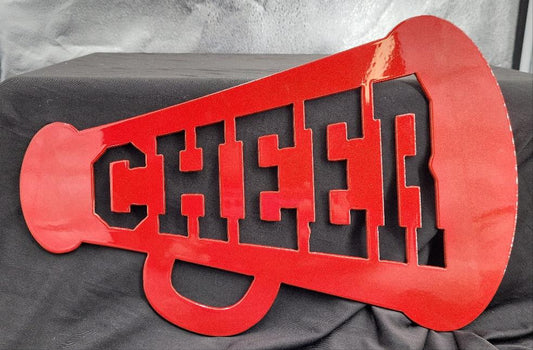 Cheer Megaphone Sign