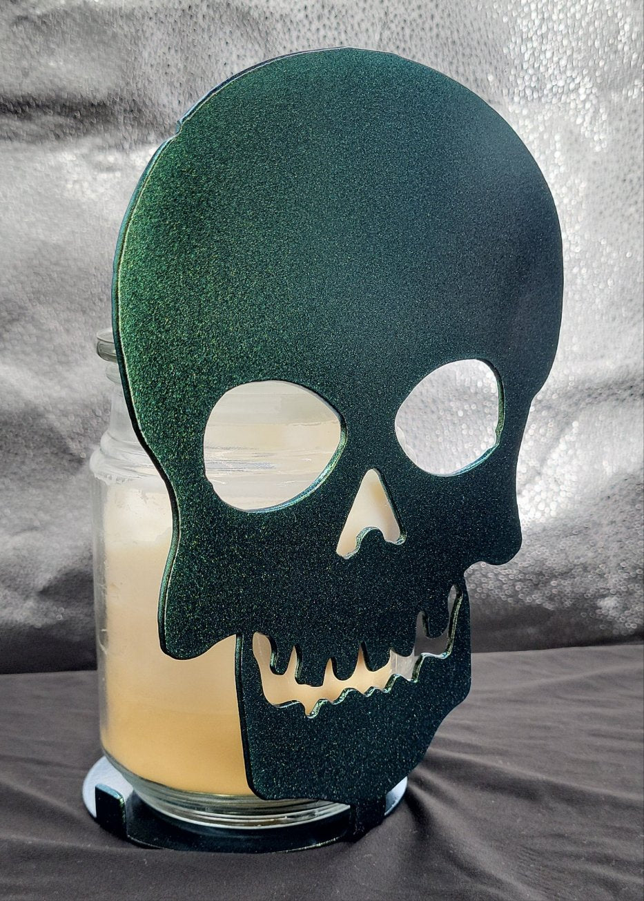 Skull Candle Holder