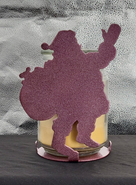Santa Candle Holder